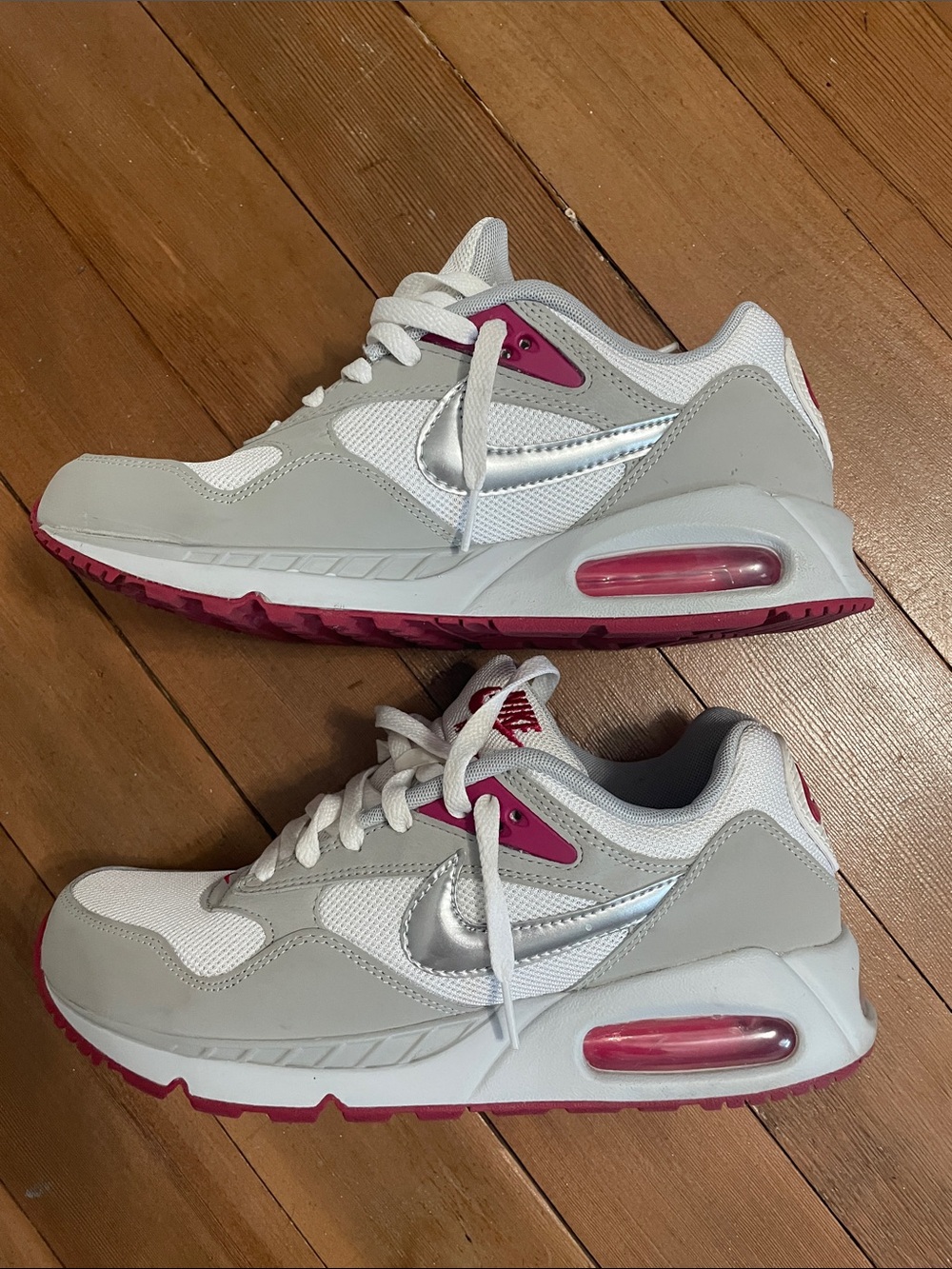 Nike air max correlate pink gray sneakers 9